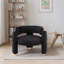 Chaise d'appoint rembourrée moderne avec pieds en trépied-645006186