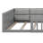 Maily Wood Full Size Upholstered Platform Bed with Guardrail and Pillow-1943433222