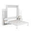 Grand lit escamotable avec tablettes, tiroirs et DEL-1918301967