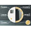 Huldar Glass Flat Wall Mirror
