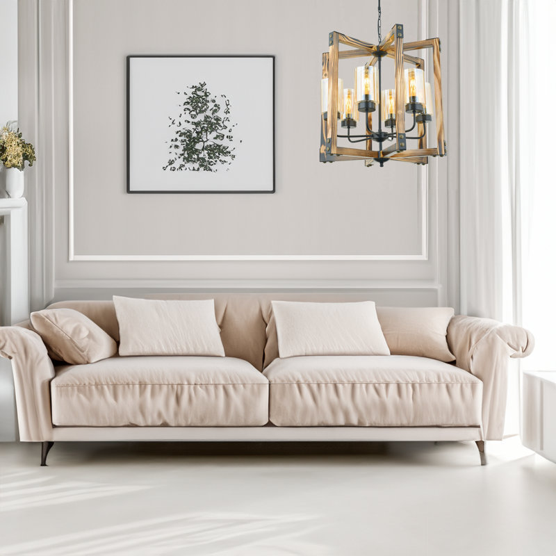 Luminaire suspendu 6 lumières Hornbeam