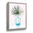 Gray White Floater Frame