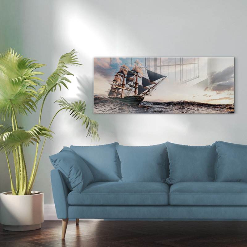 Basic Relax - Rectangle Print on Glass