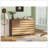 Hand-Carved Buffet Sideboard With 2 Drawers And 3 Doors, Versatile Storage And Coffee Bar Console-2014836771