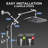 Rain Shower Head and Wide Showerhead Combo-115171265