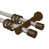 Chrome/Walnut Varnished