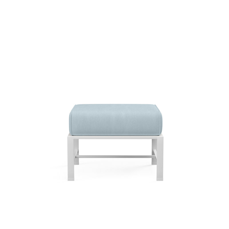 Bristol Outdoor Ottoman, Canvas Skyline Sunbrella®