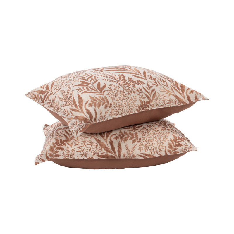 Couvre-oreillers en mélange de lin Mulberry