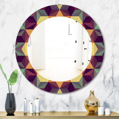 Miroir mural Triangular Colourfields 31