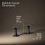 Occasion Deck-Mount Cross Bath Faucet Handles, 3.56" H x 3.44" W-1608541983