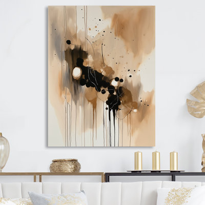 " Brown Mindful Abstraction IV "