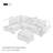Orisfur. Reversible Sectional Sofa Space Saving With Storage Ottoman Rivet Ornament L-Shape Couch For Large Space Dorm Apartment-589063199