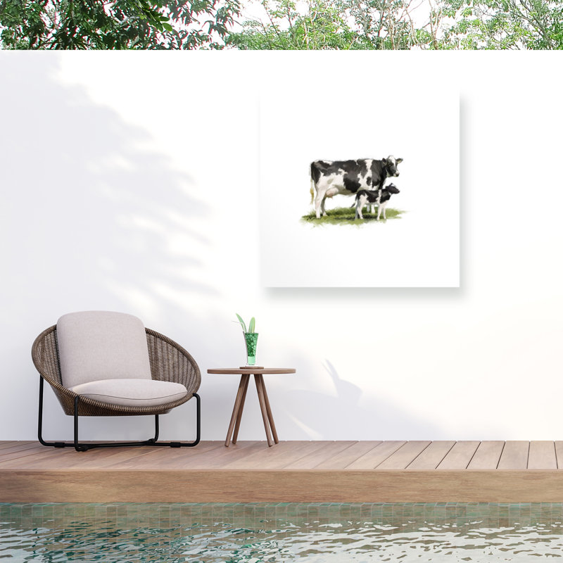 Ashtha Canvas Animals Wall Decor, 14" H x 14" W x 1.5" D
