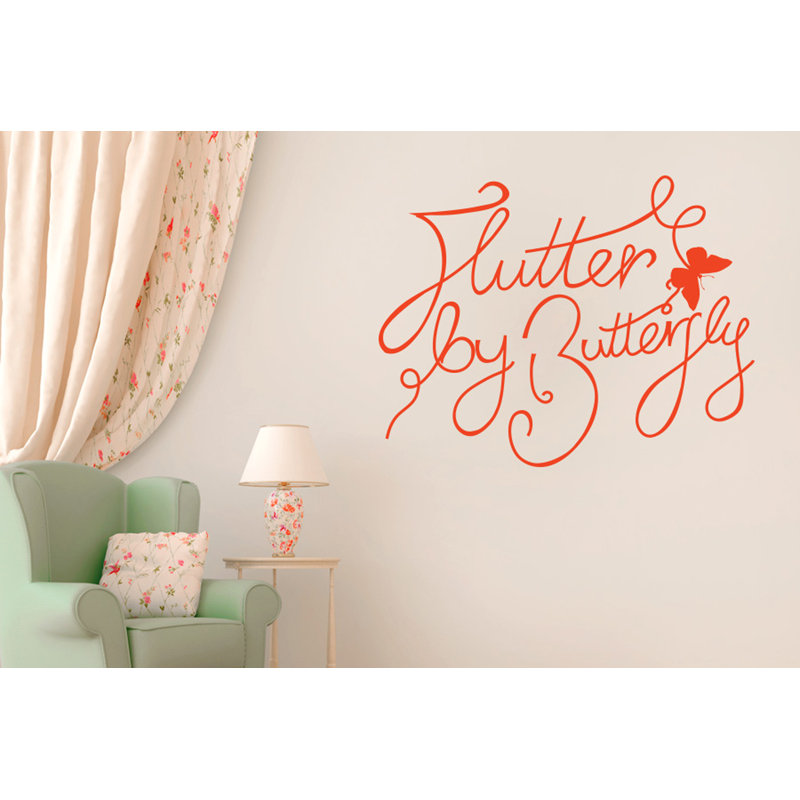 Wall Decal, Large, Orange