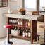 Bar Table - Iron - 2 Pieces - Bar Table - Black - Multi-Tier Storage-133605558