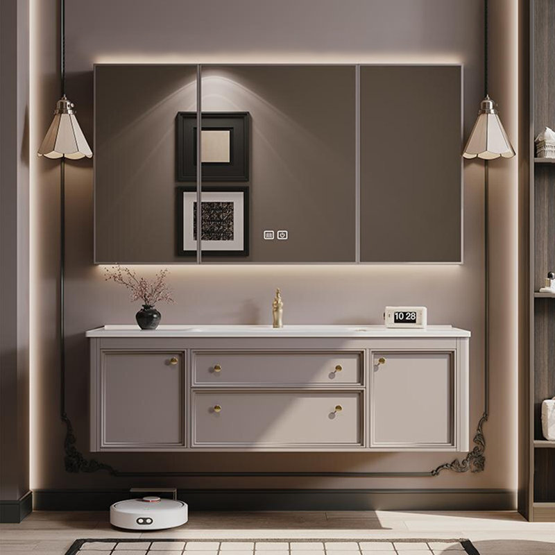 American retro style bathroom cabinet., 47.64"