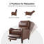 Fauteuil inclinable en cuir Beecher 28,75 po-512081986