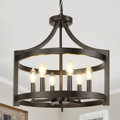 Lustre géométrique à 6 lumières Carrianna