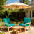 Blue Cabana Stripe