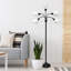 Lampe sur pied à col-de-cygne réglable à 5 têtes et à lumières multiples de 67 po Simple Designs-1116945834-1116945839