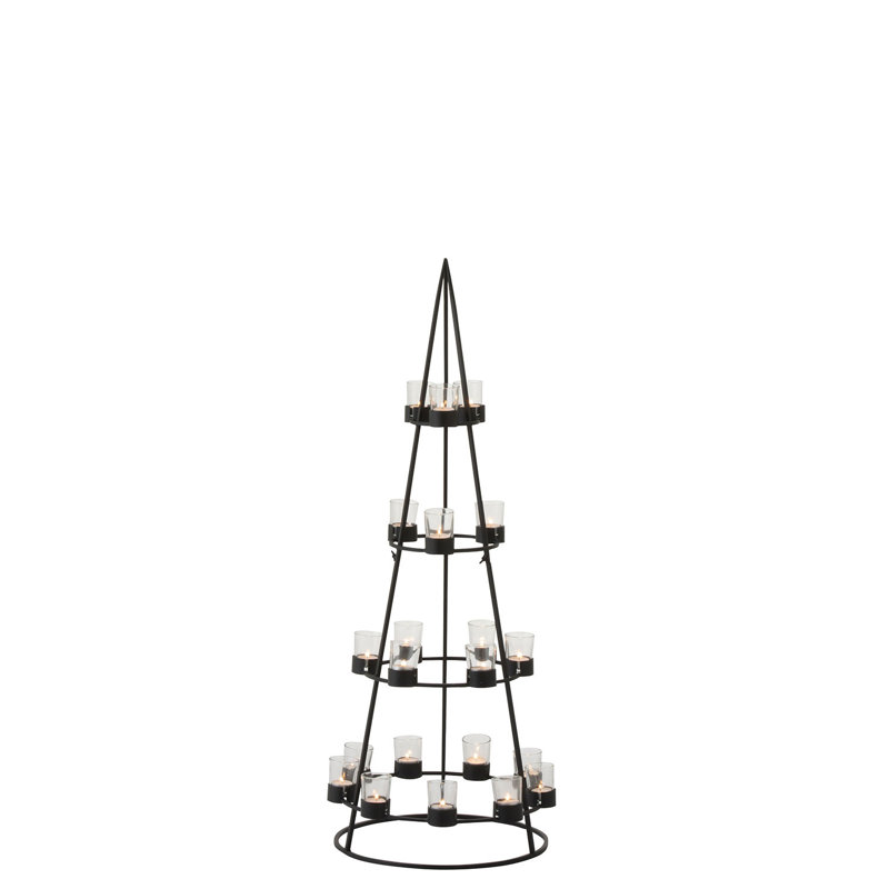 Floor Candelabra, 110 cm H x 42 cm W x 42 cm D, Black
