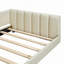 Lit plateforme tapissier, similicuir