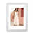 White Framed