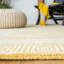 Tapis géométrique en laine et coton touffeté à la main Baileigh-56187521
