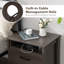55cm W Manufactured Wood Bedside Table-84895429