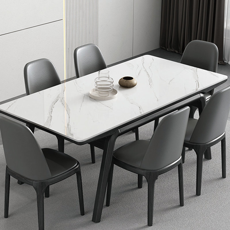 Ensemble de salle à manger rectangulaire pour petite famille, H 29,5 po x L 55,1 po x l 31,4 po