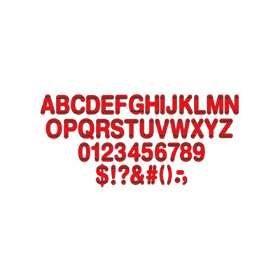 Crayola Red Deco Letters Set