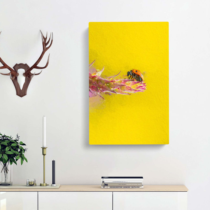 Ladybird - Wrapped Canvas, 50cm H x 35cm W x 3cm D