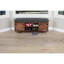 Banc d'entrée, rangement pour chaussures, noyer, réglable, robuste