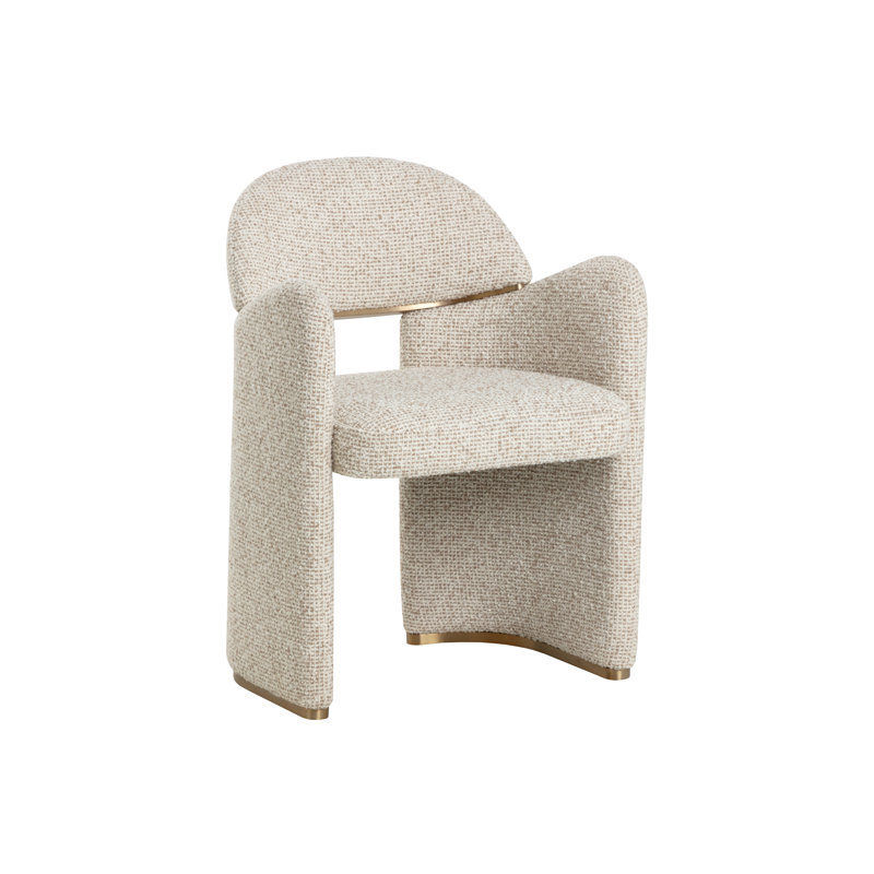 Snowden Upholstered Arm Chair, Noah Ecru