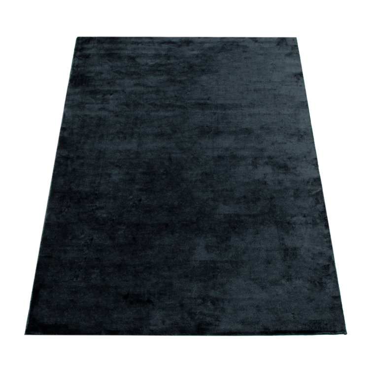Cressex 100% Polyester Navy Blue Outdoor Rug