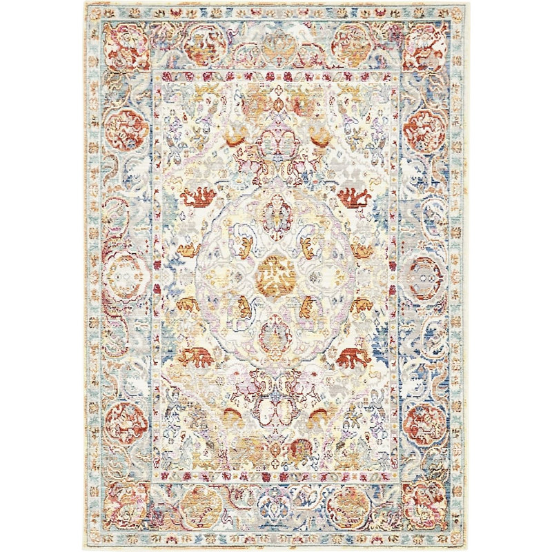Donminique Geometric Indoor Rug, Rectangle 6' x 9'