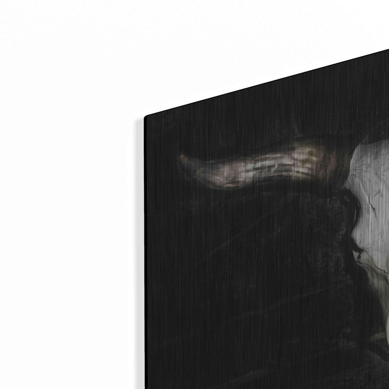 «Cow Skull» par PH Burchett, H 16 po x l 24 po