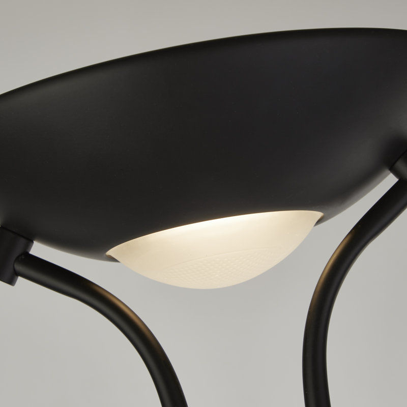 Vamyr 180cm LED Torchiere Floor Lamp, Black