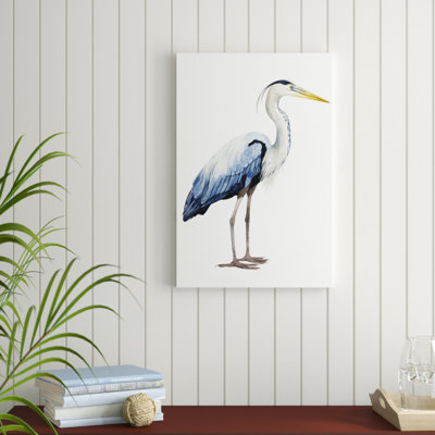 «Seabird Heron II», peinture sur toile