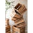 Decorative Wooden Cube Shelves for Styling – Set of 6 - 23"H