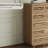 Tall Dresser For Bedroom, Fluted Large Dresser With 6 Drawers, Chests Of Drawers With Grille & Curved Design, Dressers Slides Pre-Installed, Wood-1069233732