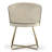 Meagan 17.5 " H Velvet Upholstered Metal Side Chair