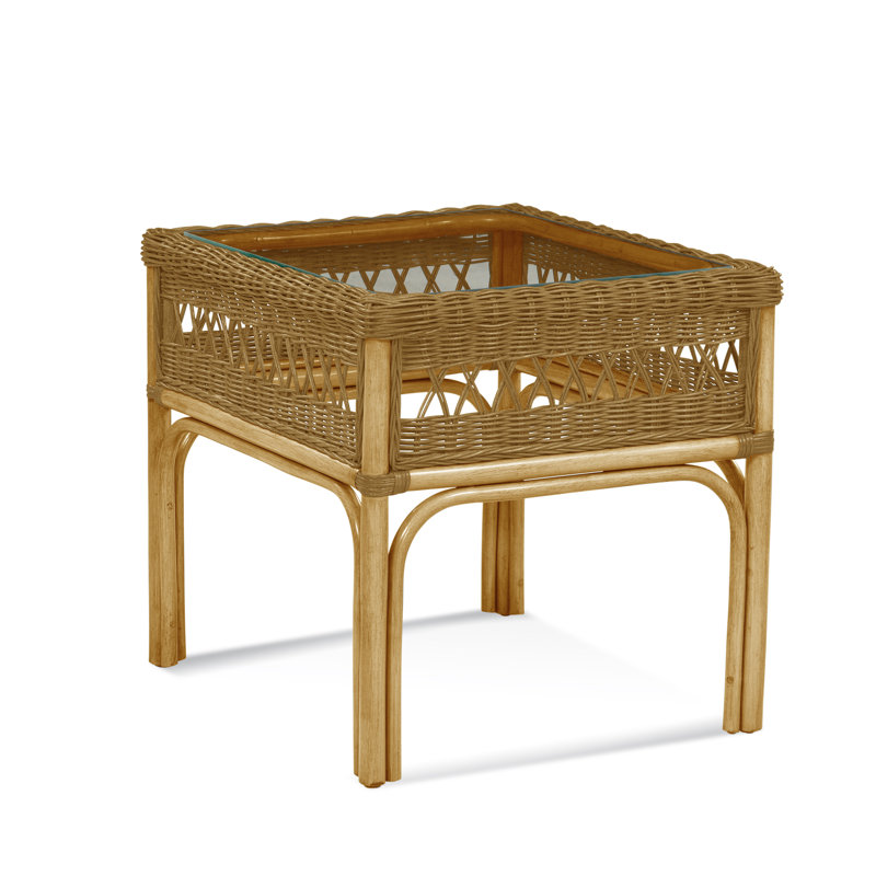 Nassau End Table, 22" H x 26" W x 22" D, Pumice
