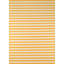 Tapis rayé jaune / blanc intérieur / extérieur Yepez-1352392501