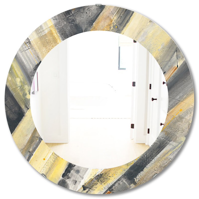 Miroir mural géométrique Glacier, H 31,5 po x l po