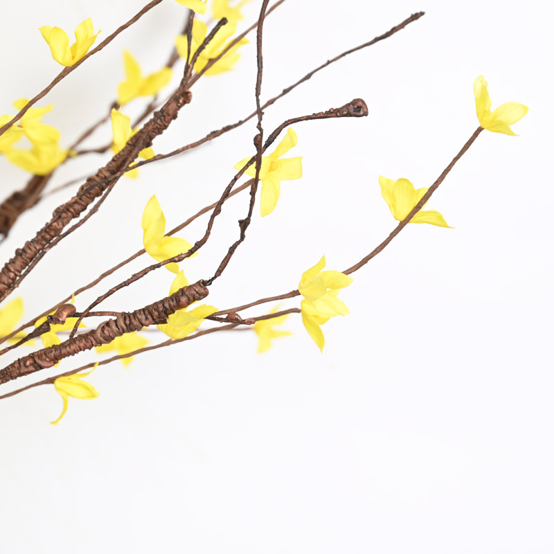 36 po, fleurs artificielles en grappe pour la décoration intérieure du printemps et de l'été, fausses fleurs longues pour le mariage