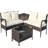 Runion 4 - Person Patio Dining Set with Rectangular Table , Cushions Included