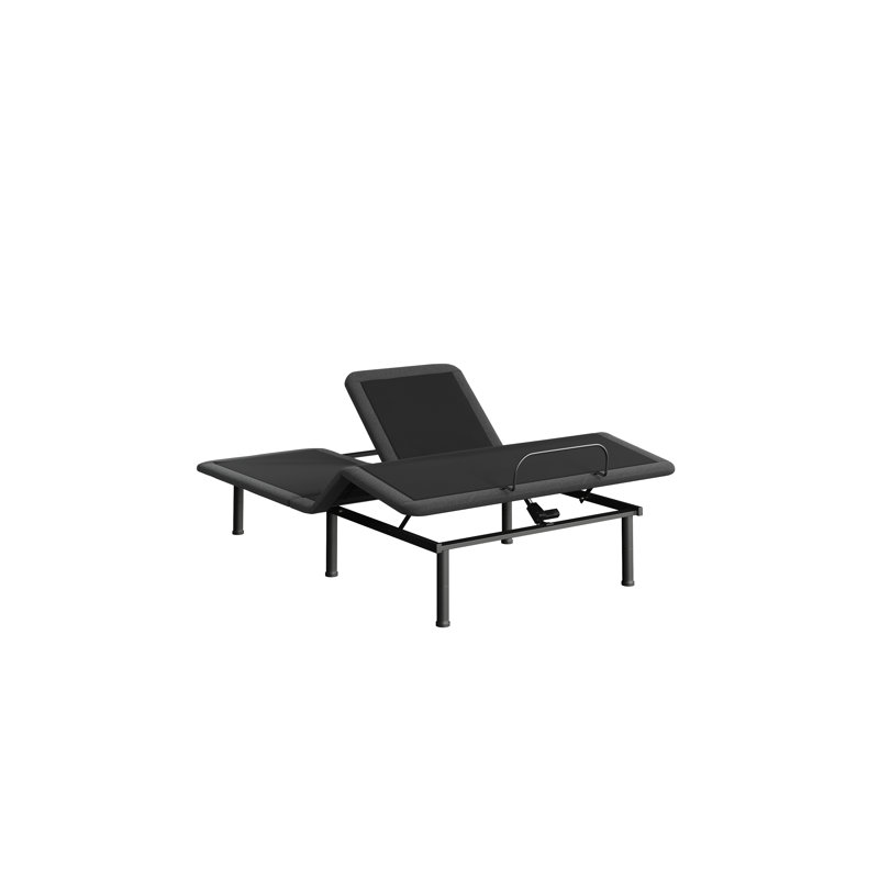 Lit réglable multi-massage à base immersive avec télécommandes sans fil Base, Grand avec tête séparée