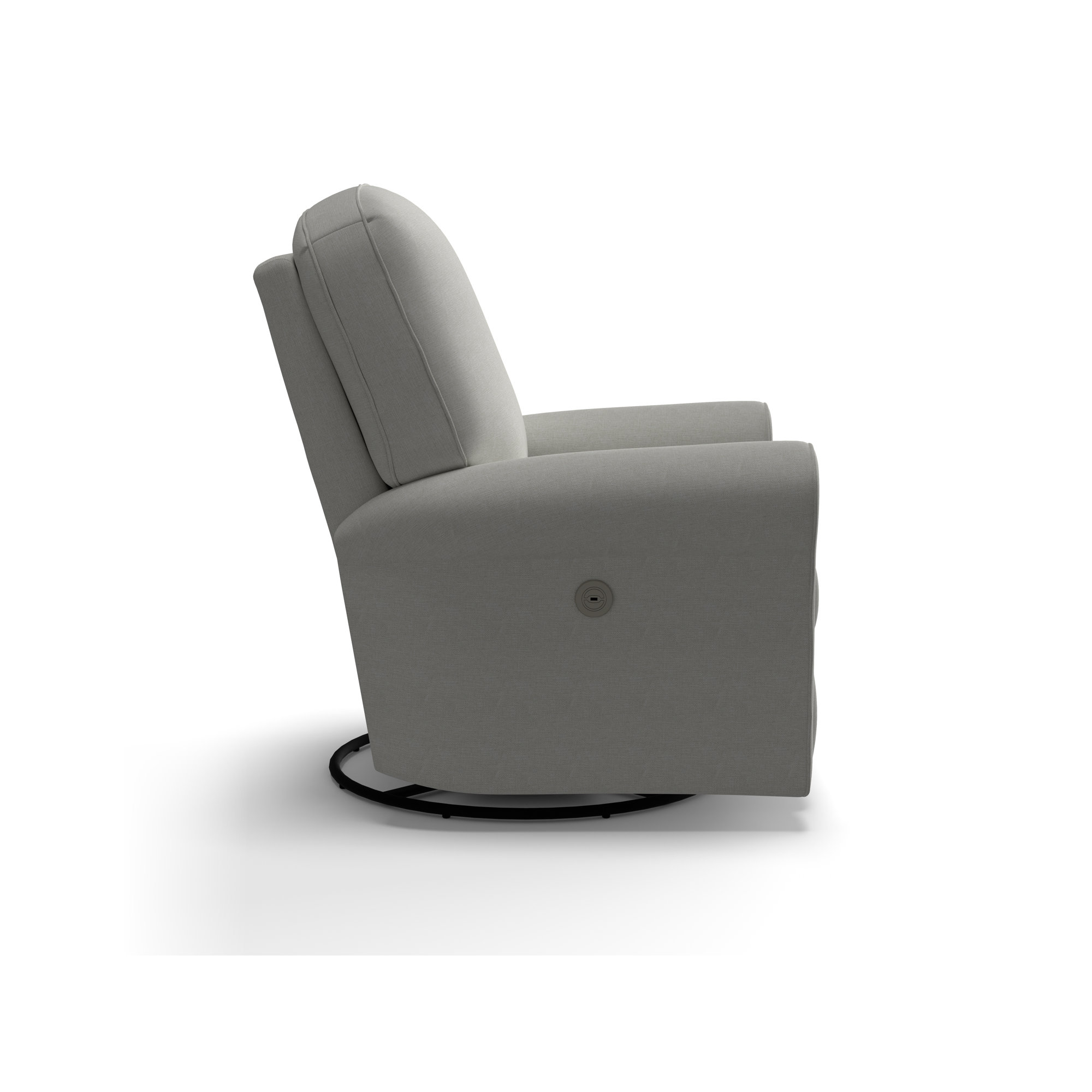 Anastasia Power Recliner, Snow Ivory Performance