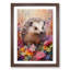 Hedgehog Impressionism - Framed Print